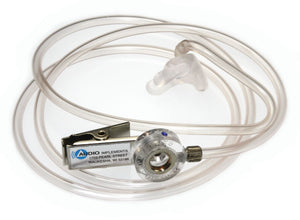 104/114 OCSS-L Audioclarifier with Custom Ear Mold for LEFT EAR, Straight Tube