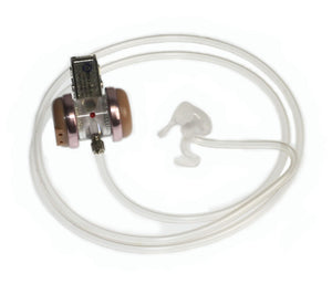 123/133 OCSD-R Audioclarifier with Custom Ear Mold for RIGHT EAR - Double Receiver Clip, Straight Tube