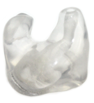 142/152 RCHP-L Regular Custom Hard Plastic Ear Mold for the LEFT EAR